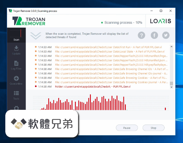 Loaris Trojan Remover Screenshot 3