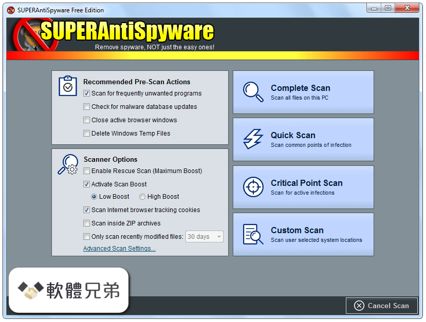 SuperAntiSpyware Screenshot 2