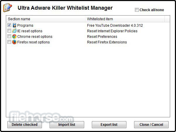 Ultra Adware Killer Screenshot 2