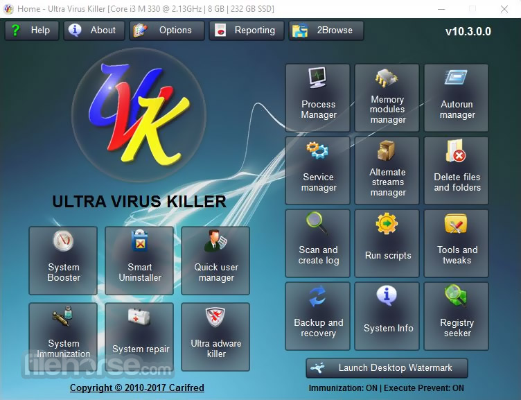 UVK Ultra Virus Killer Portable Screenshot 1