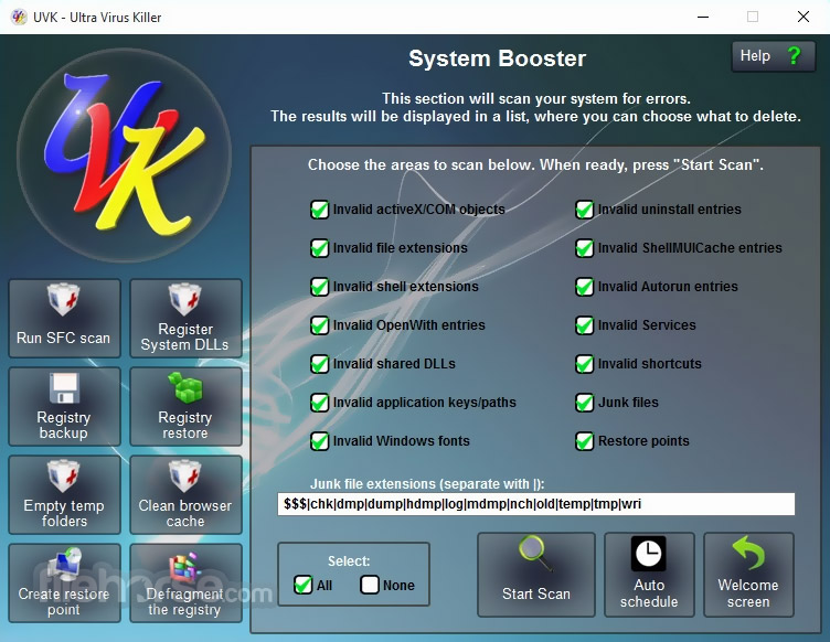 UVK Ultra Virus Killer Portable Screenshot 3