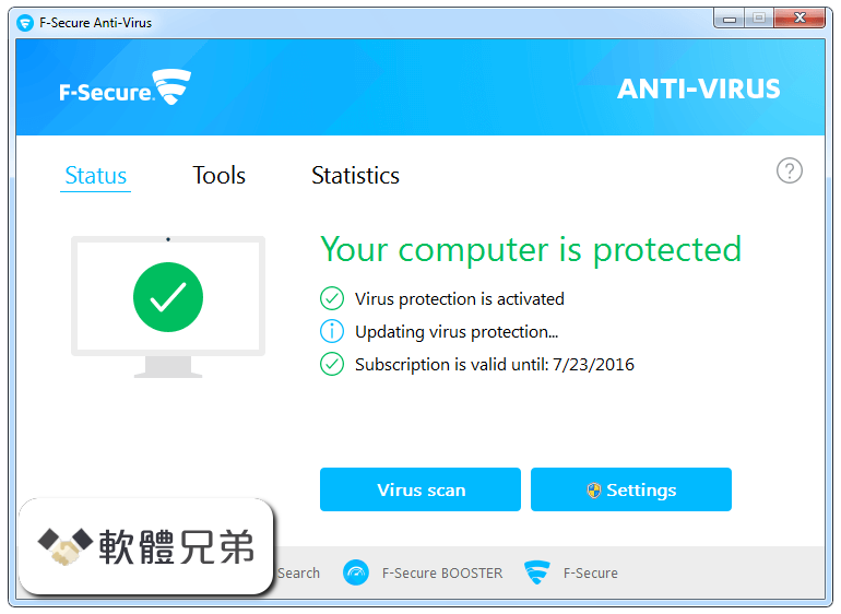 F-Secure Antivirus Screenshot 1