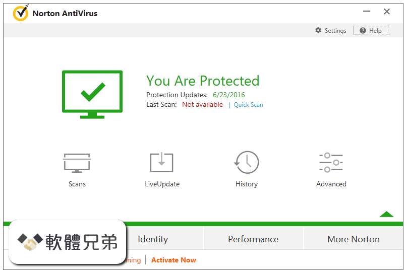 Norton AntiVirus Screenshot 1