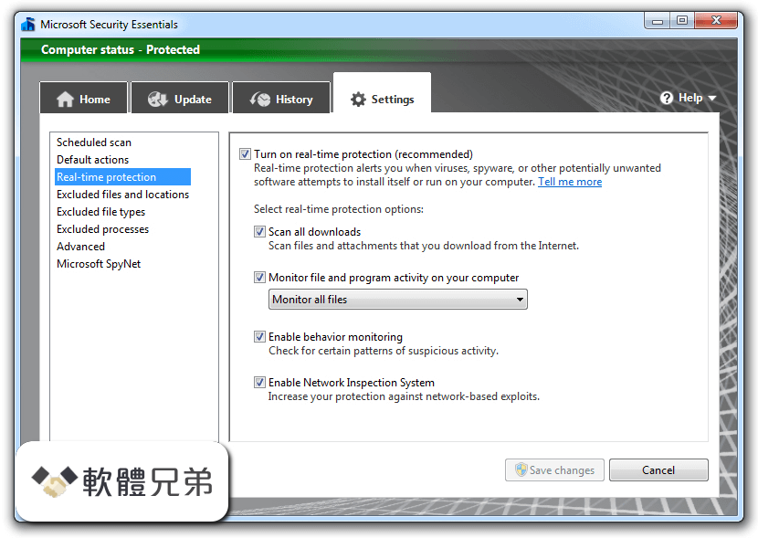 Microsoft Security Essentials (XP) Screenshot 5