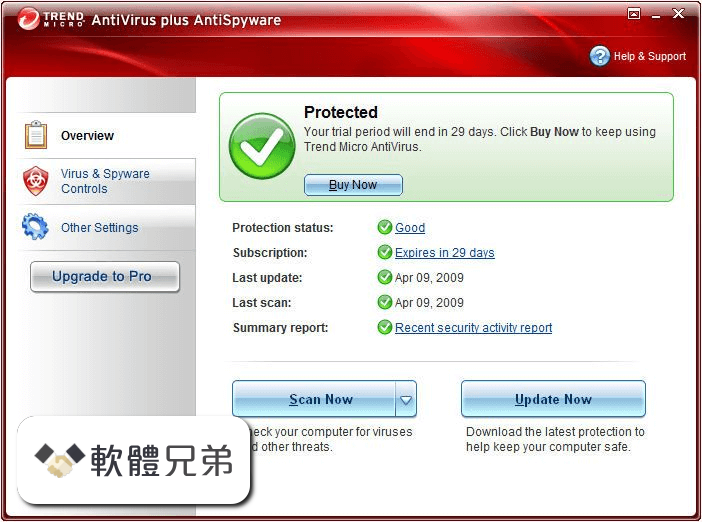 Trend Micro Antivirus+ (32-bit) Screenshot 1