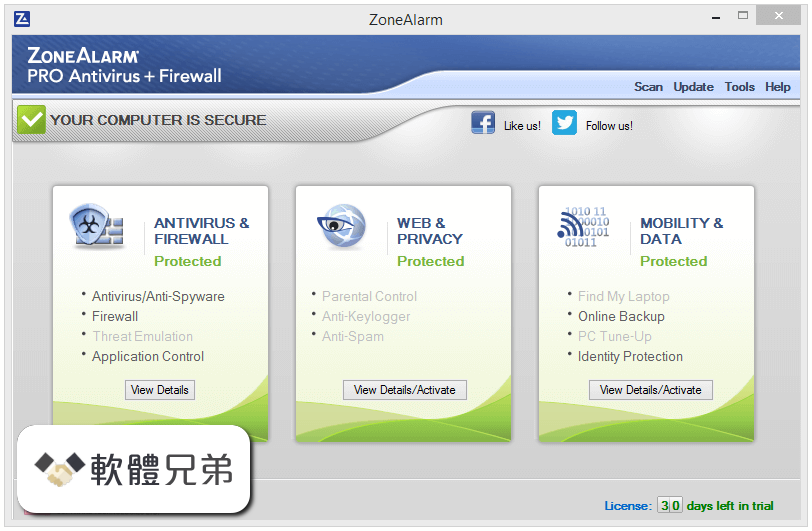 ZoneAlarm Pro Antivirus + Firewall Screenshot 1