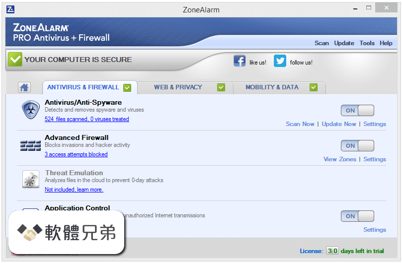 ZoneAlarm Pro Antivirus + Firewall Screenshot 3