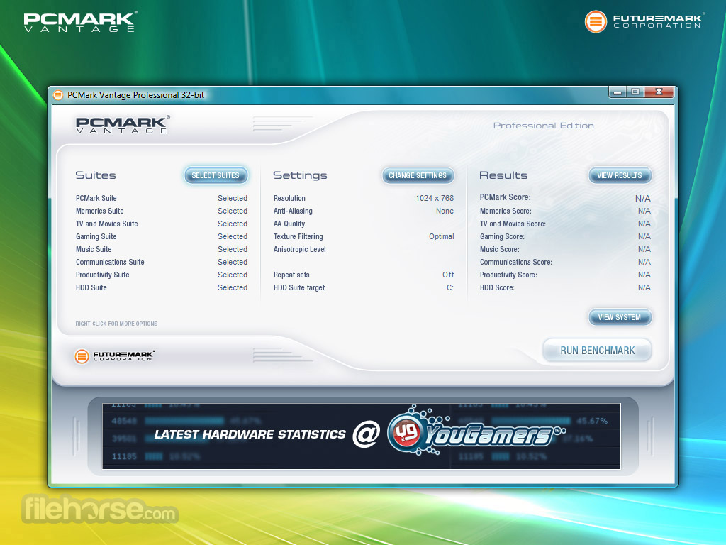 PCMark Vantage Screenshot 1