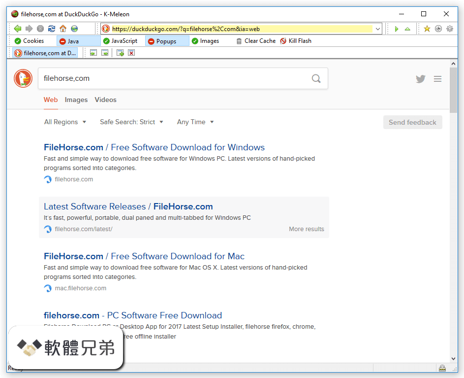 K-Meleon Browser Screenshot 1