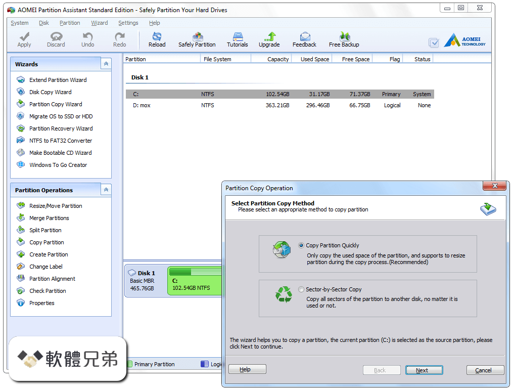 AOMEI Partition Assistant Screenshot 3