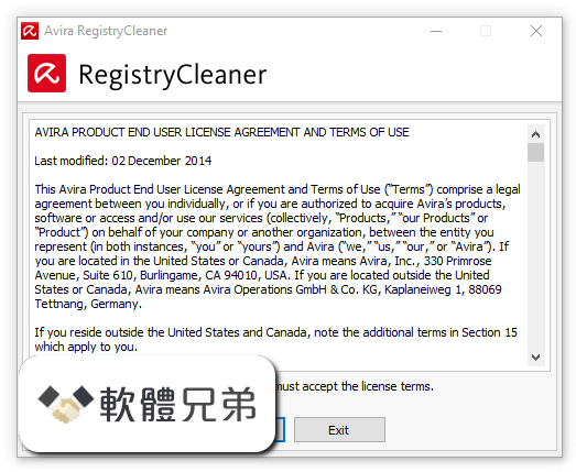 Avira Registry Cleaner Screenshot 1