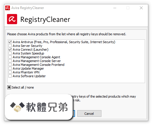 Avira Registry Cleaner Screenshot 2