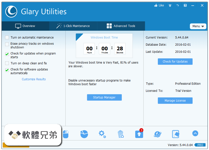 Glary Utilities Pro Screenshot 1