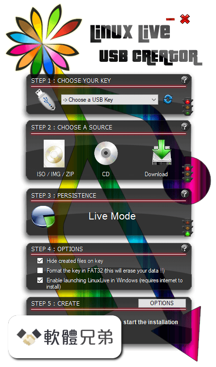 LinuxLive USB Creator Screenshot 1
