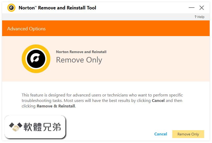 Norton Remove and Reinstall Tool Screenshot 3