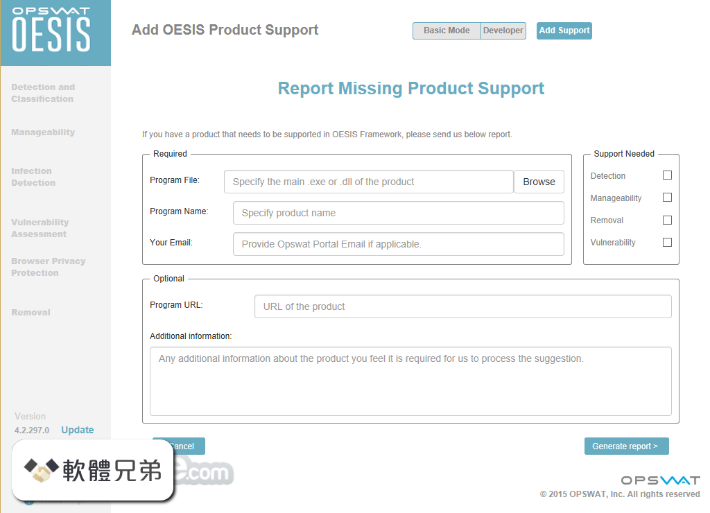 OESIS Endpoint Assessment Tool Screenshot 2