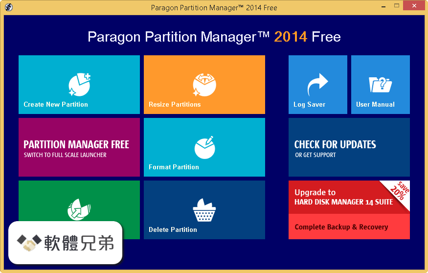 Paragon Partition Manager Free Screenshot 1