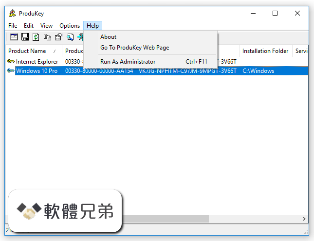 ProduKey (64-bit) Screenshot 5