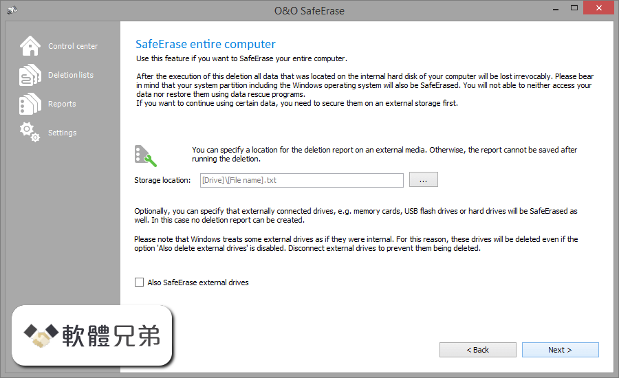 O&O SafeErase Professional Edition (64-bit) Screenshot 4