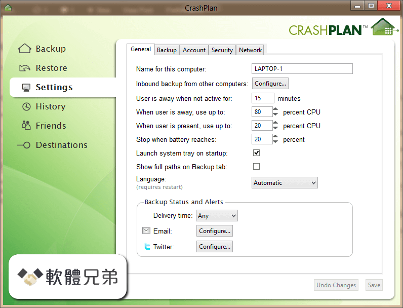 CrashPlan for Windows (64-bit) Screenshot 3