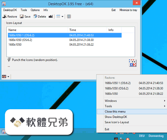 DesktopOK (32-bit) Screenshot 1