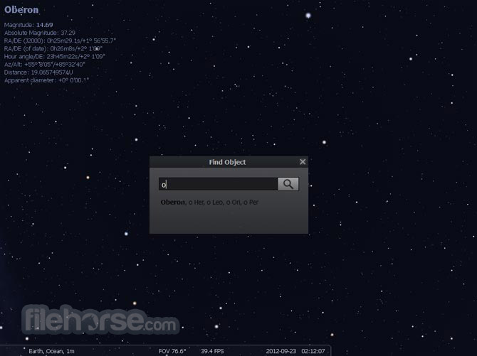Stellarium (32-bit) Screenshot 3