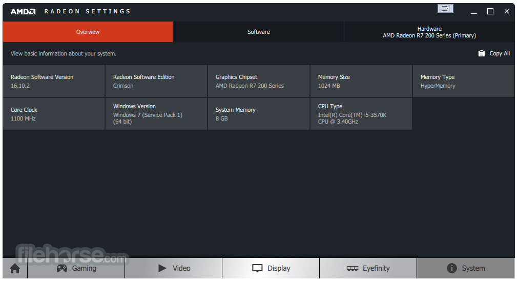 AMD Catalyst Drivers (Vista 32-bit) Screenshot 4