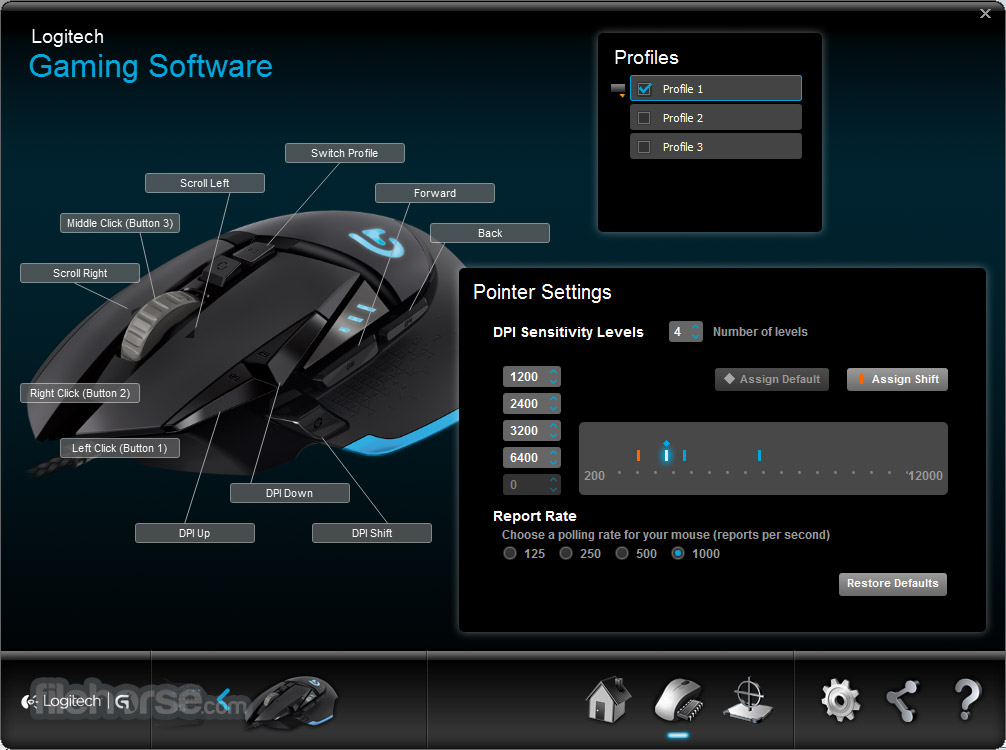 Logitech Gaming Software (32-bit) Screenshot 4