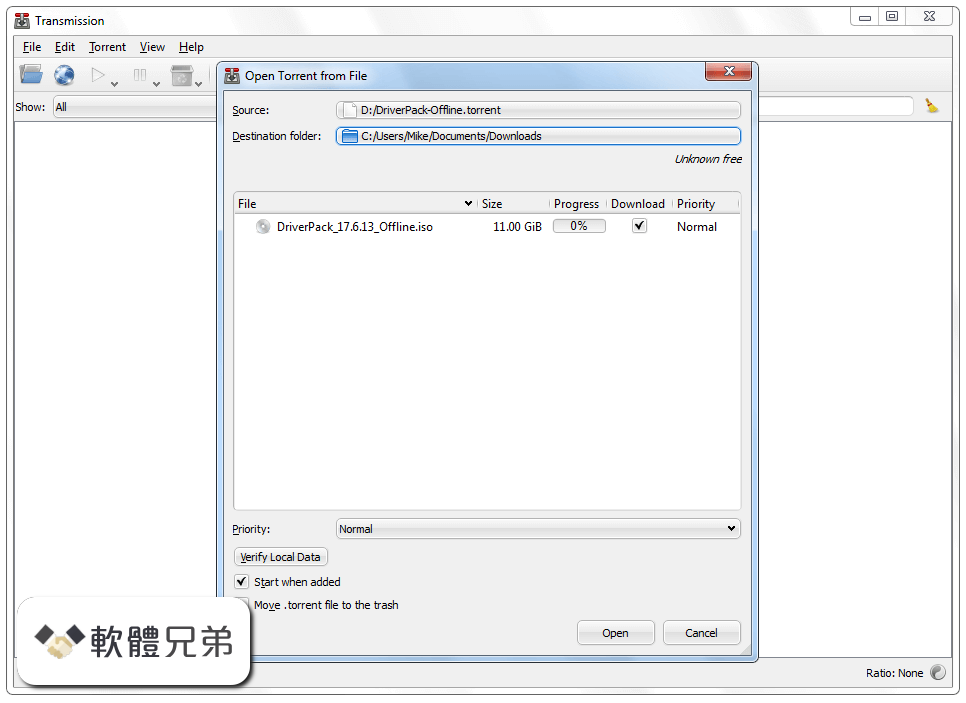 Transmission-Qt (32-bit) Screenshot 2