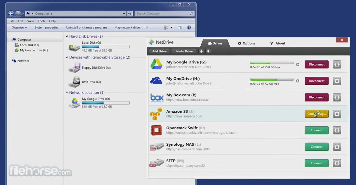 NetDrive Screenshot 1