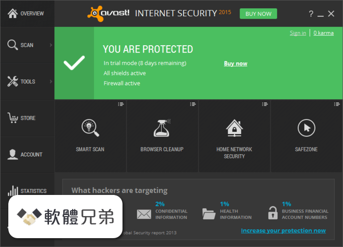 Avast Internet Security Screenshot 1