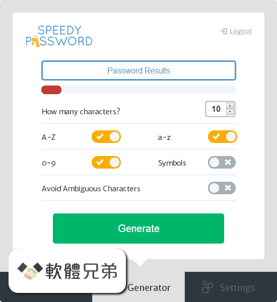 SpeedyPassword Screenshot 3