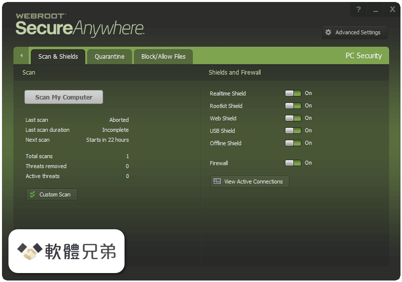 Webroot SecureAnywhere Internet Security Screenshot 4