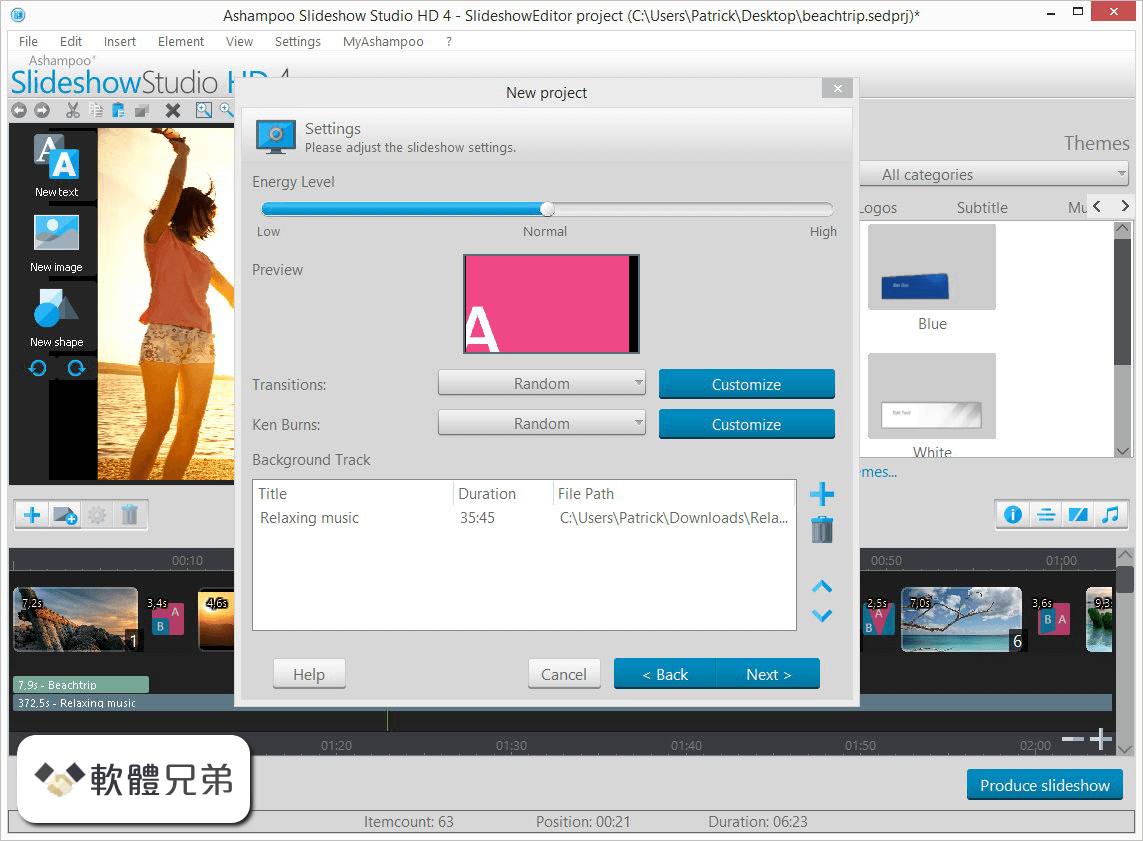 Ashampoo Slideshow Studio HD Screenshot 3