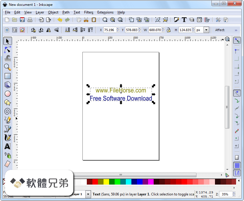 Inkscape (64-bit) Screenshot 1