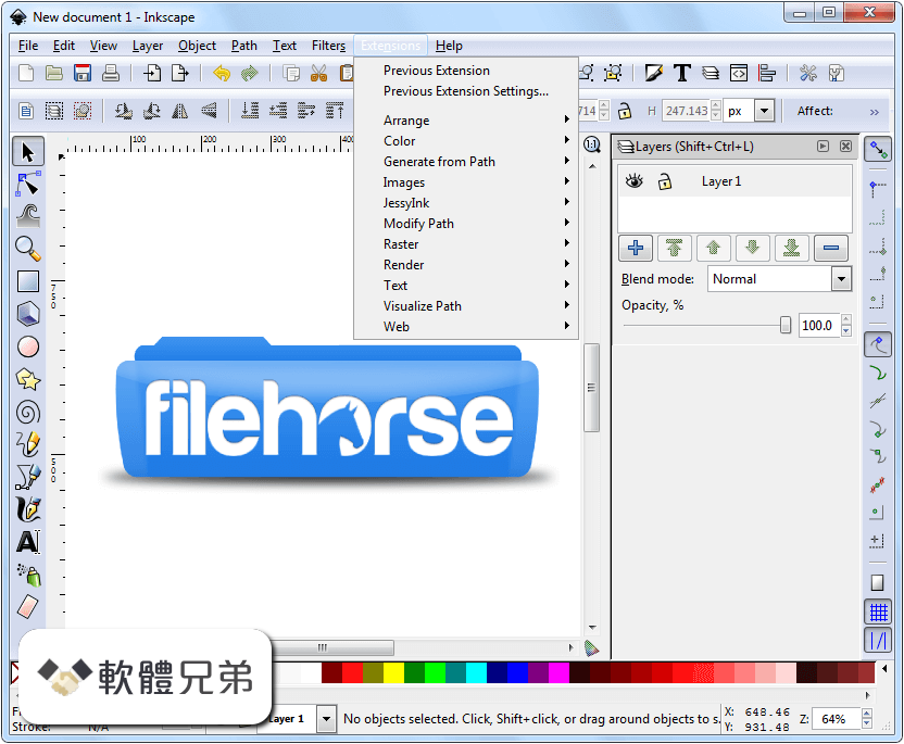 Inkscape (64-bit) Screenshot 2