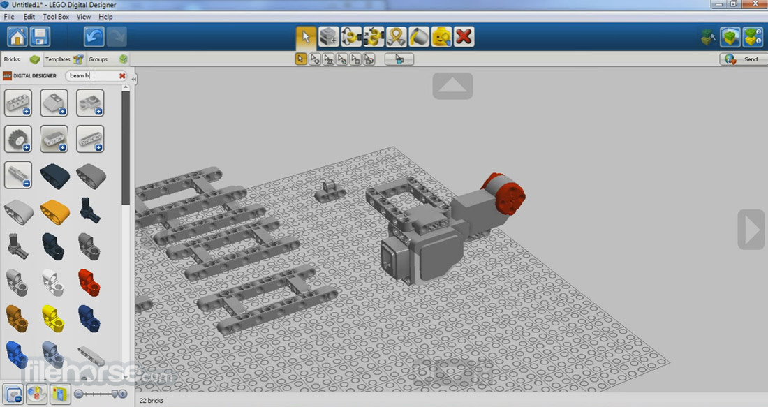 LEGO Digital Designer Screenshot 2