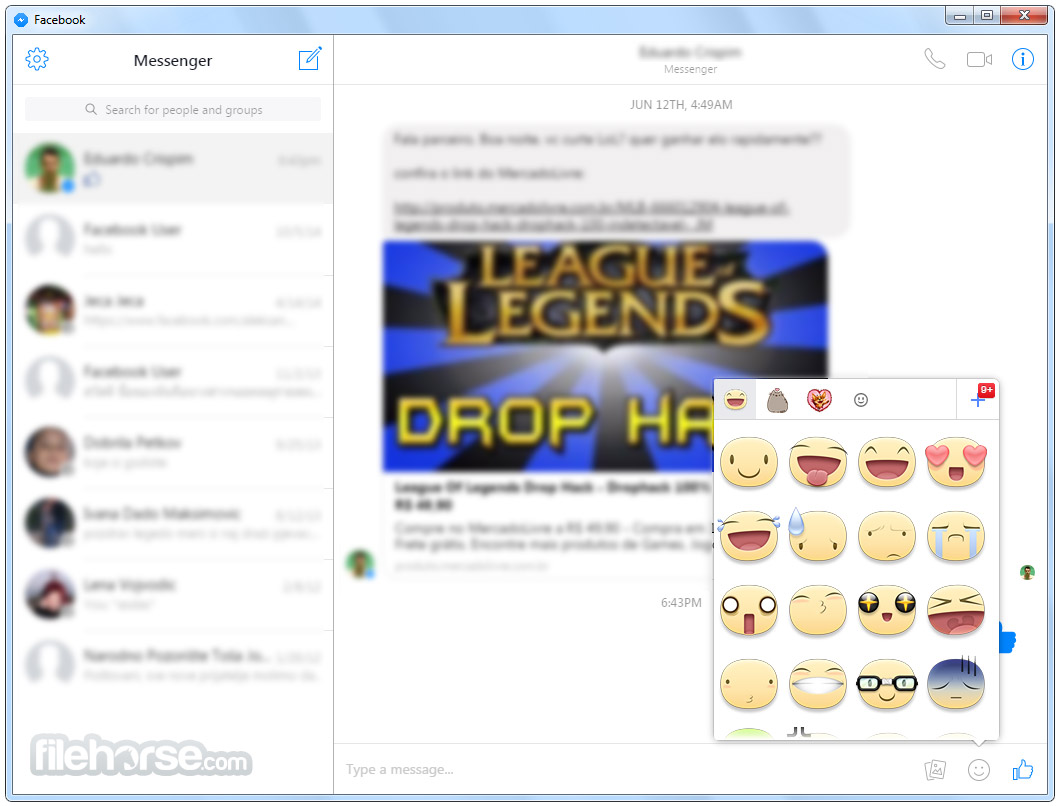 Messenger for Desktop Screenshot 2