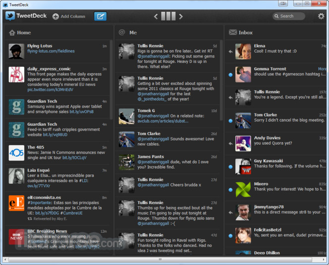 TweetDeck Screenshot 3