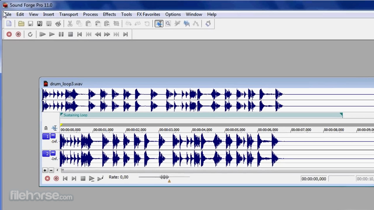 Sound Forge Pro Screenshot 1
