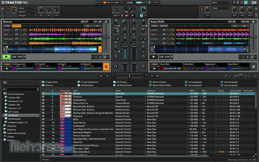 Traktor DJ software Screenshot 2