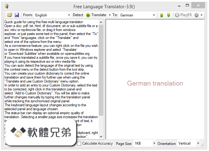 Free Language Translator Screenshot 1