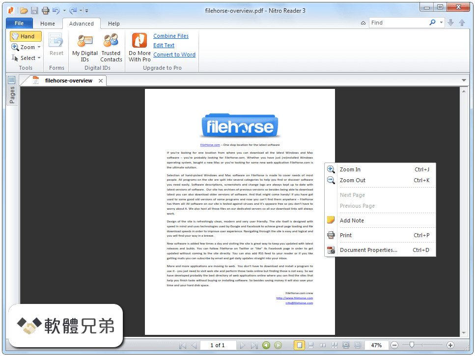 Nitro PDF Reader (32-bit) Screenshot 2