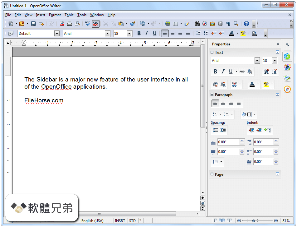 Apache OpenOffice Screenshot 2