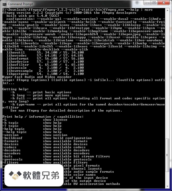 FFmpeg (64-bit) Screenshot 1