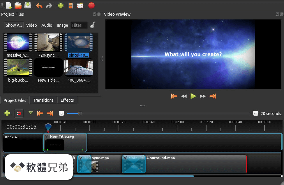 OpenShot Video Editor Screenshot 1
